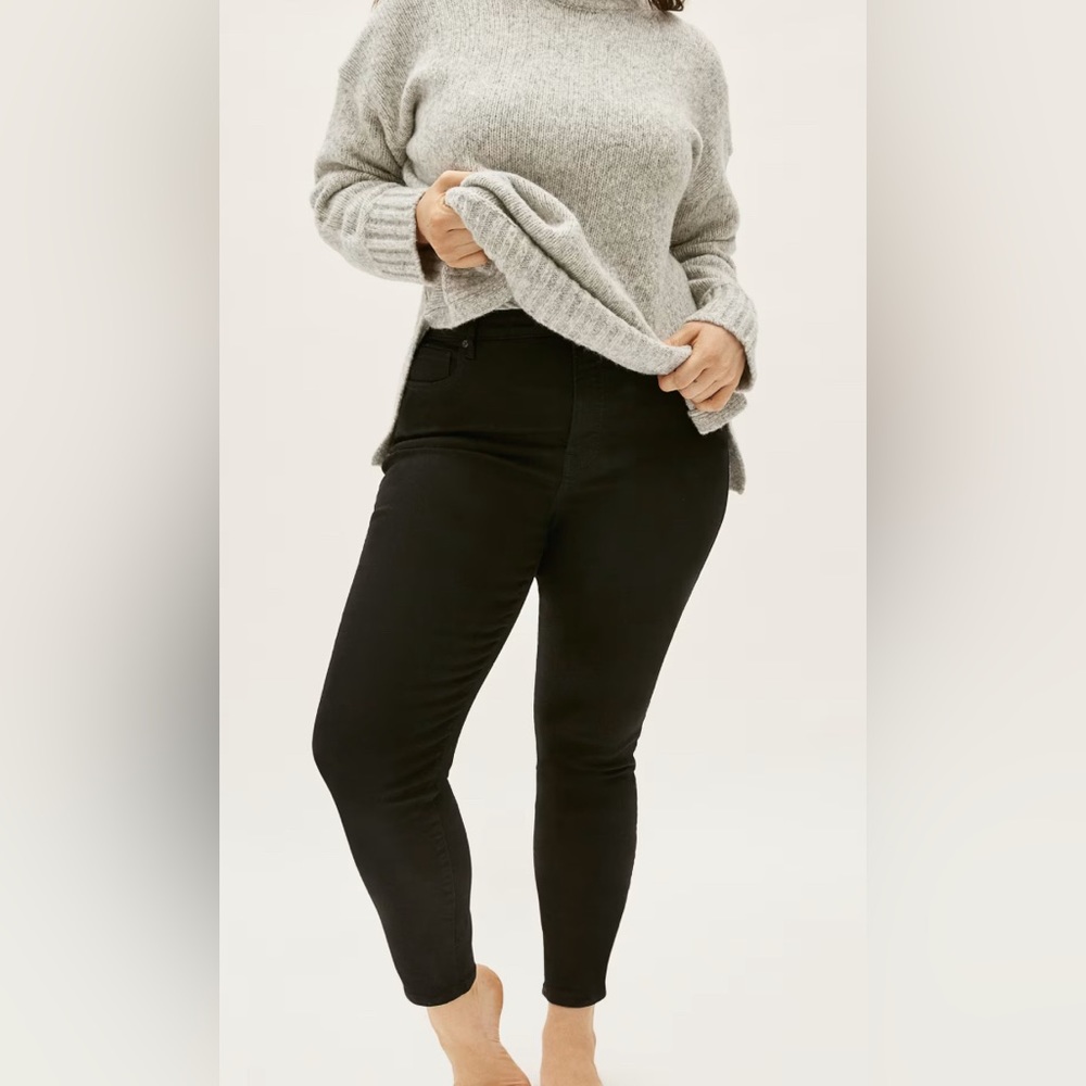 Everlane Curvy High Rise Black Skinny | 26